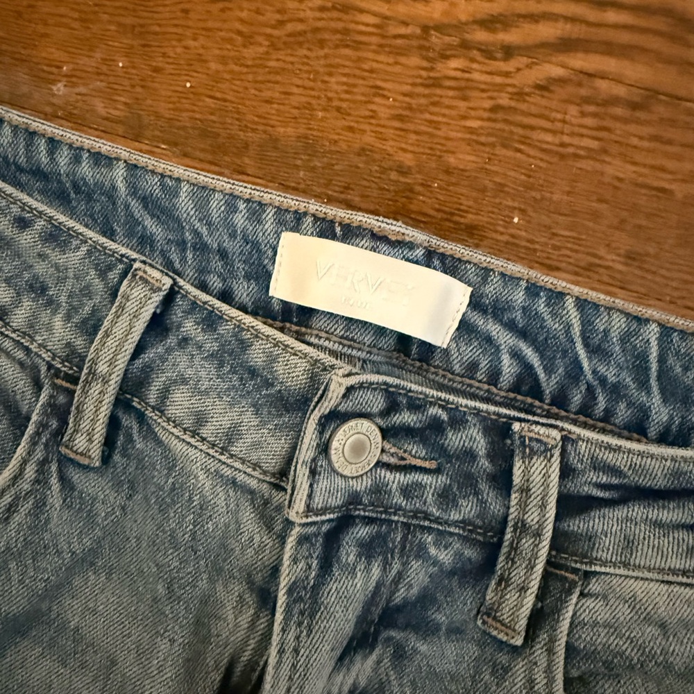 Vervet Blue Barrel Denim Jeans